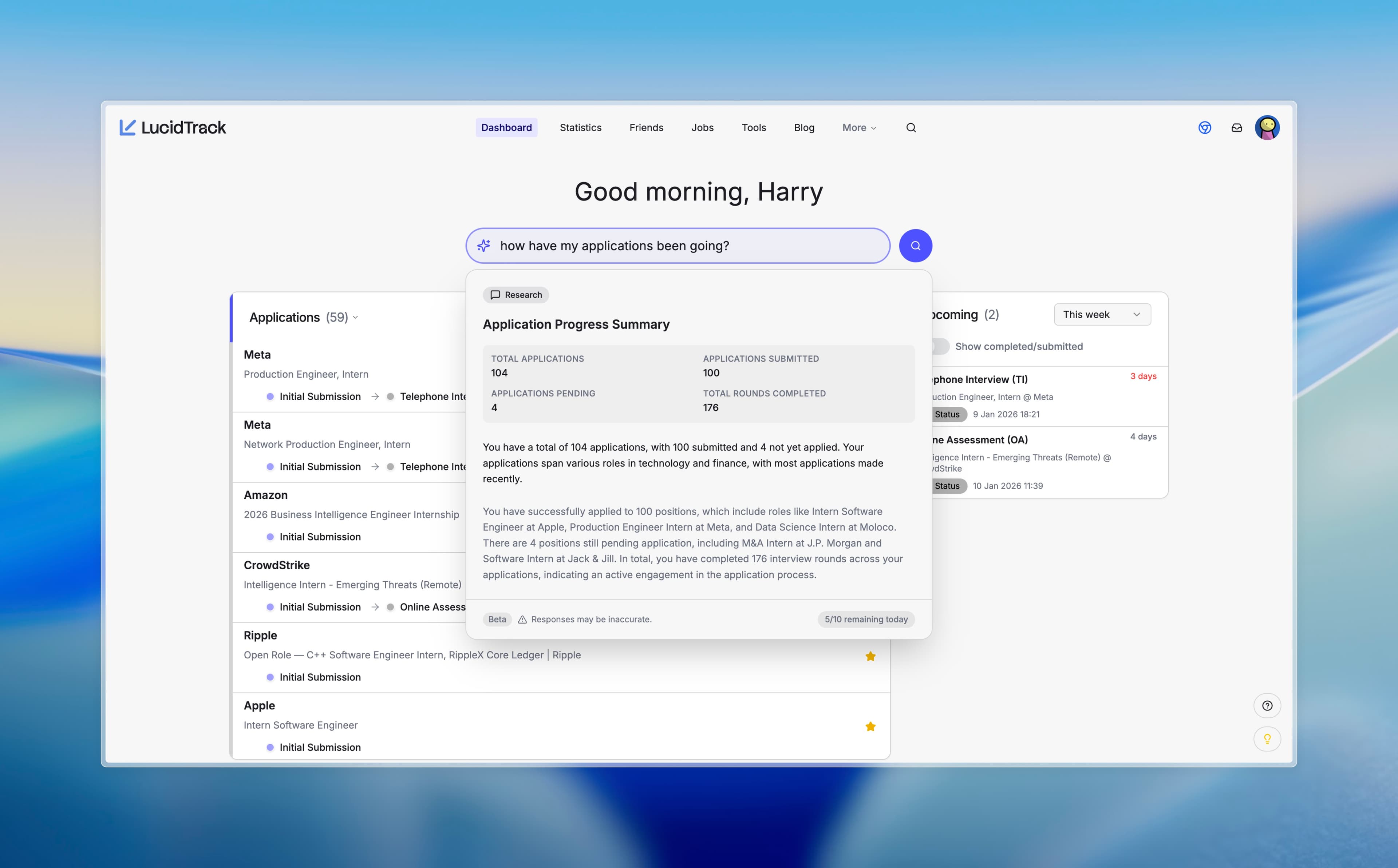 AI Dashboard